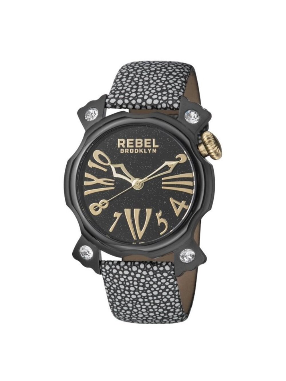 NWT Rebel Coney Island Black Dial Watch